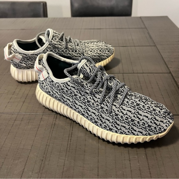Adidas “YEEZY” BOOST 350 "TURTLE DOVE" sneakers (not authentic) men sz 8 - Picture 2 of 12